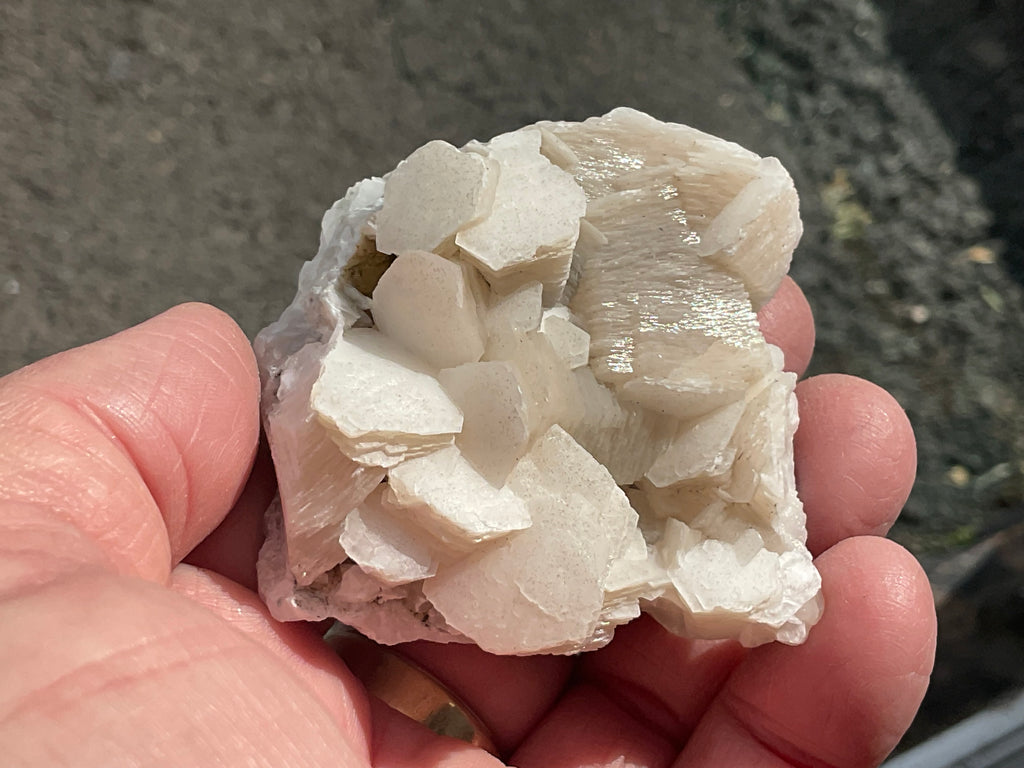 110g Stacked Hexagonal Calcite Specimen 2A from Hunan, China