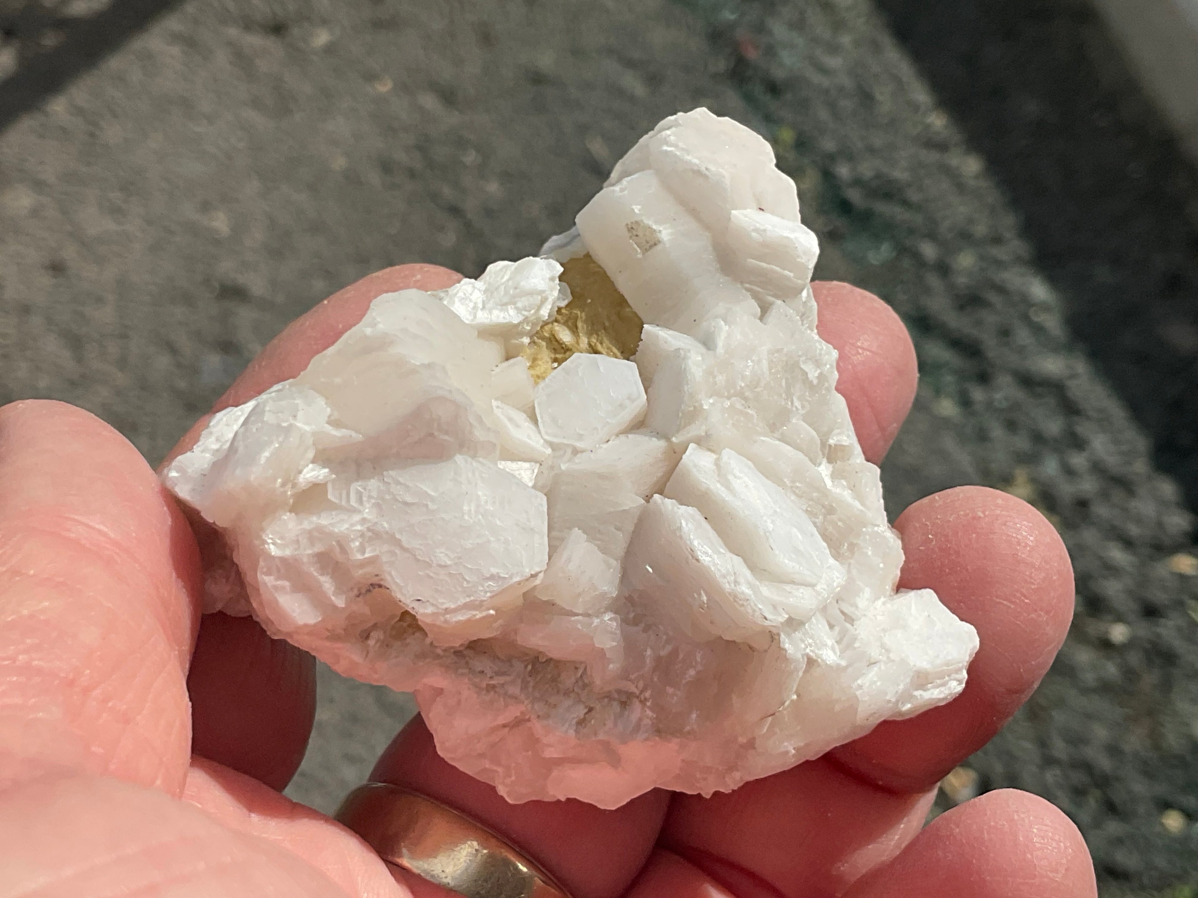 120g Stacked Hexagonal Calcite Specimen 2B from Hunan, China