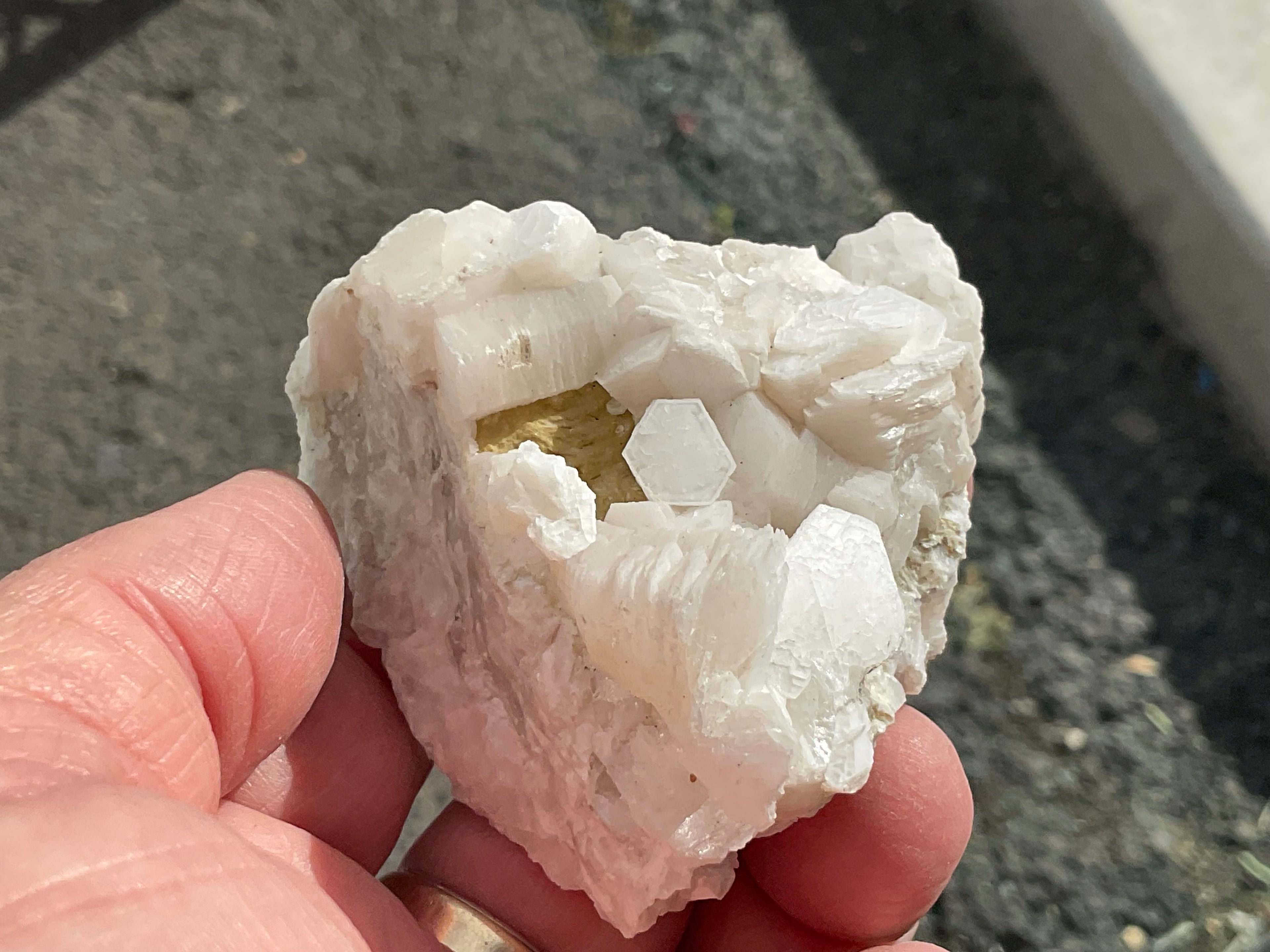 120g Stacked Hexagonal Calcite Specimen 2B from Hunan, China