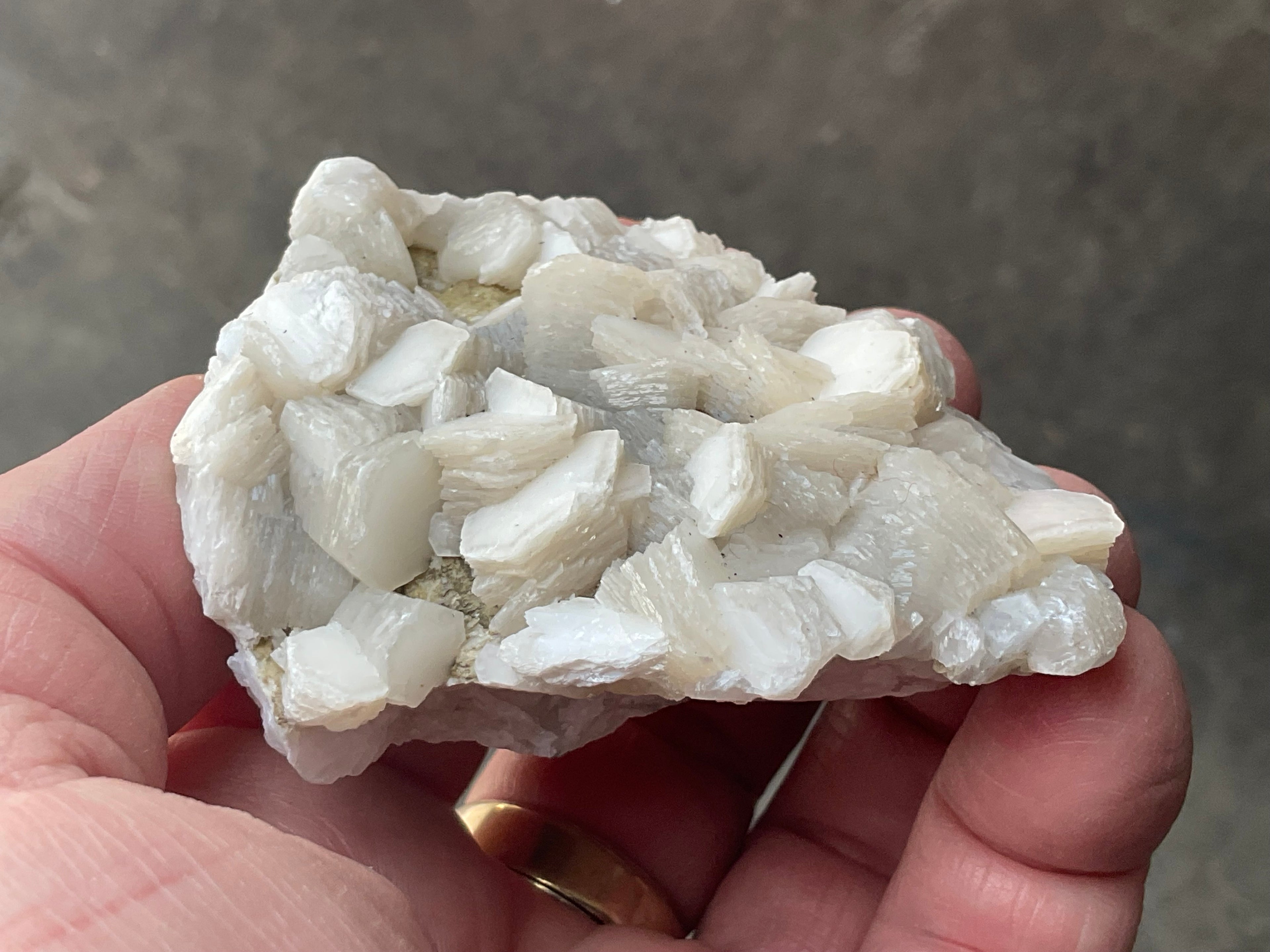 144g Stacked Hexagonal Calcite Specimen 2C from Hunan, China