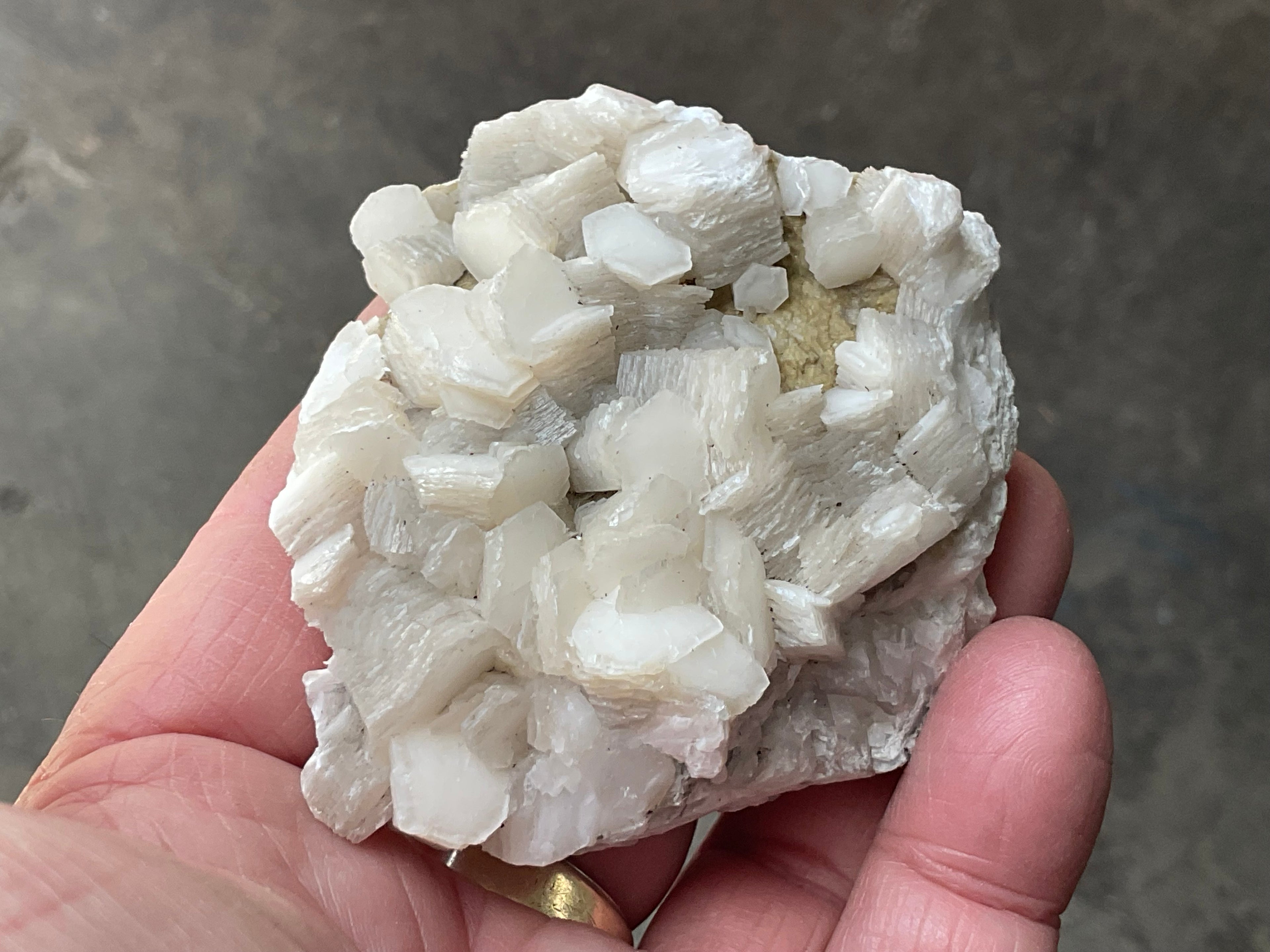 144g Stacked Hexagonal Calcite Specimen 2C from Hunan, China