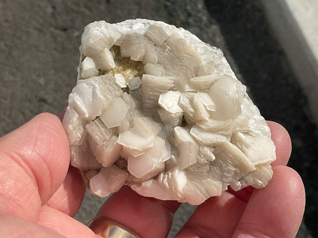 144g Stacked Hexagonal Calcite Specimen 2C from Hunan, China