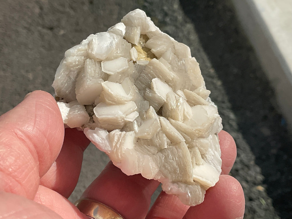 144g Stacked Hexagonal Calcite Specimen 2C from Hunan, China