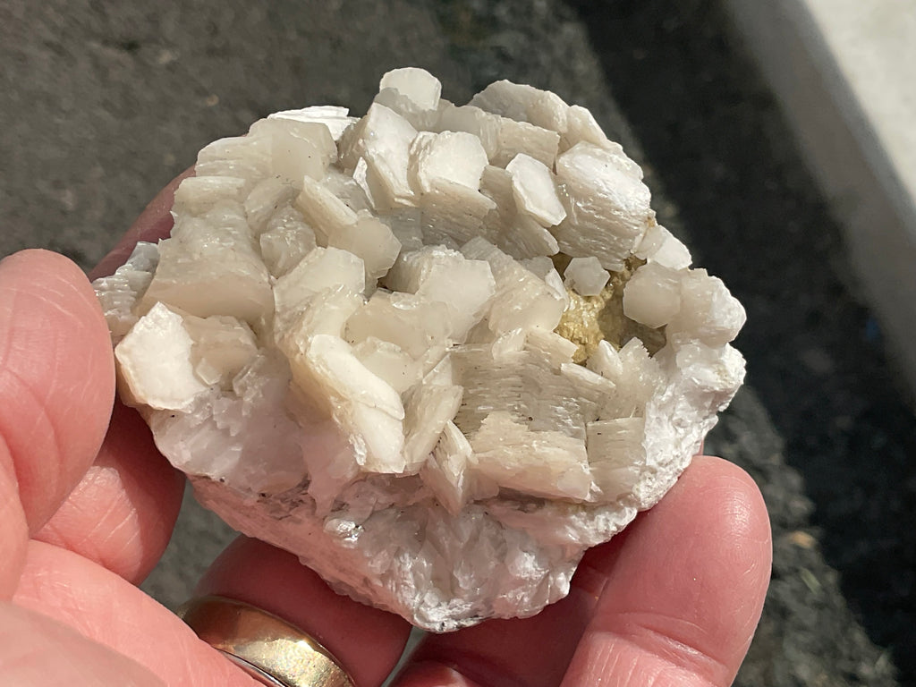 144g Stacked Hexagonal Calcite Specimen 2C from Hunan, China