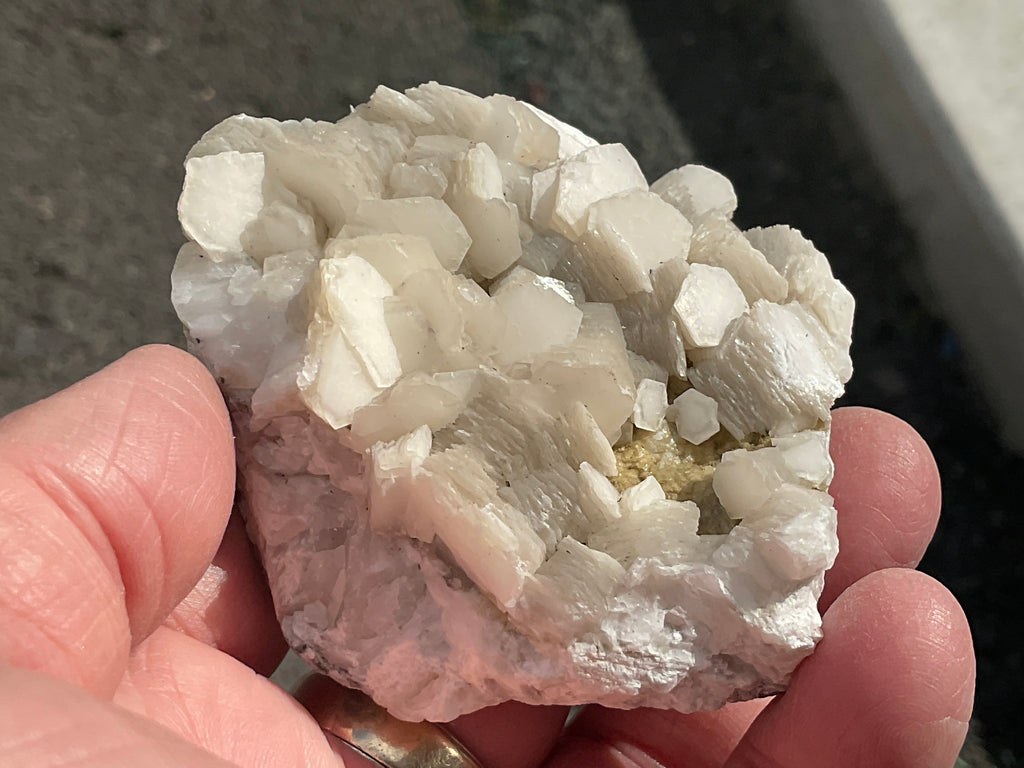 144g Stacked Hexagonal Calcite Specimen 2C from Hunan, China