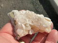 90g Hexagonal Calcite with Chalcopyrite Specimen 3B from Hunan, China