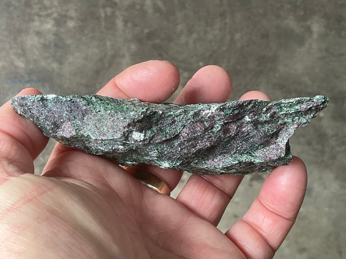 238g Extreme Ruby in Fuchsite Rough Specimen