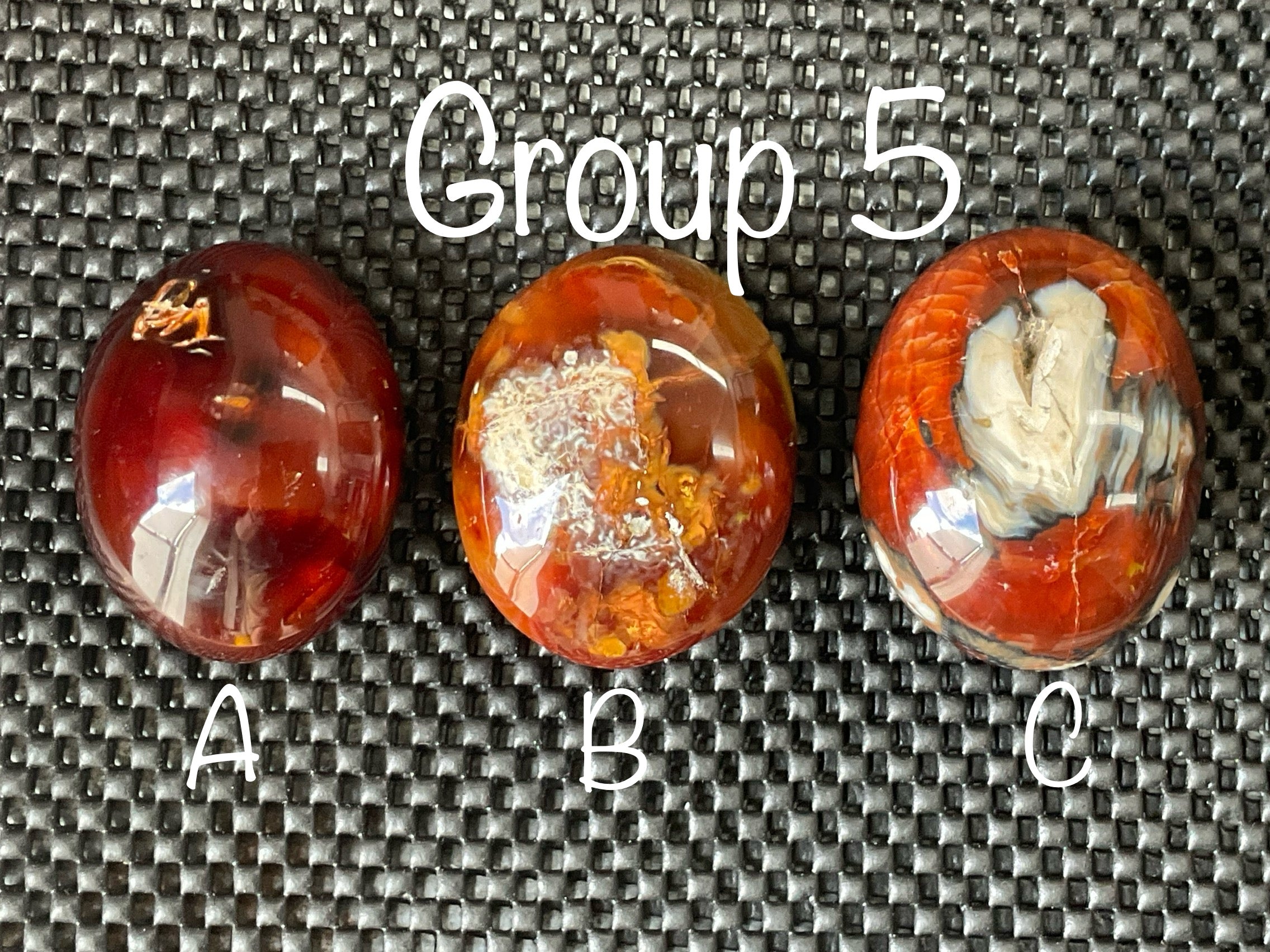 142g Carnelian Orca Agate Palmstone 5B