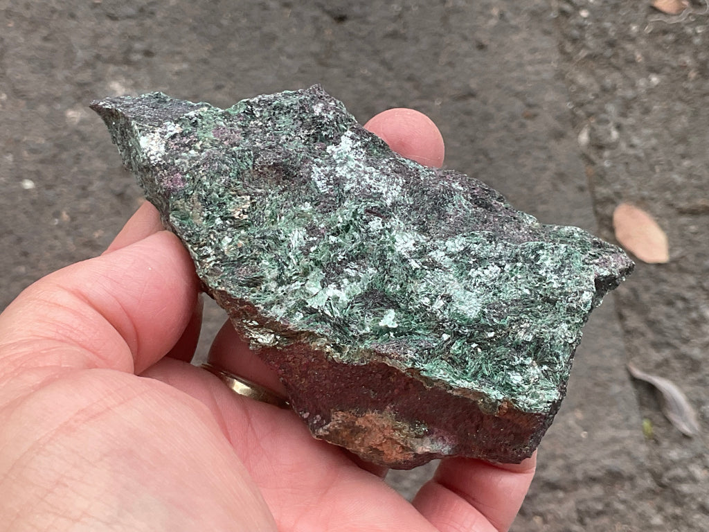 238g Extreme Ruby in Fuchsite Rough Specimen