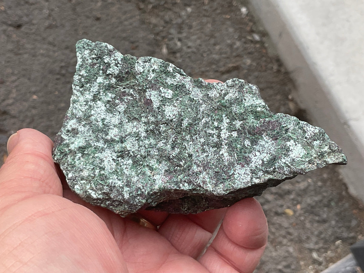 238g Extreme Ruby in Fuchsite Rough Specimen