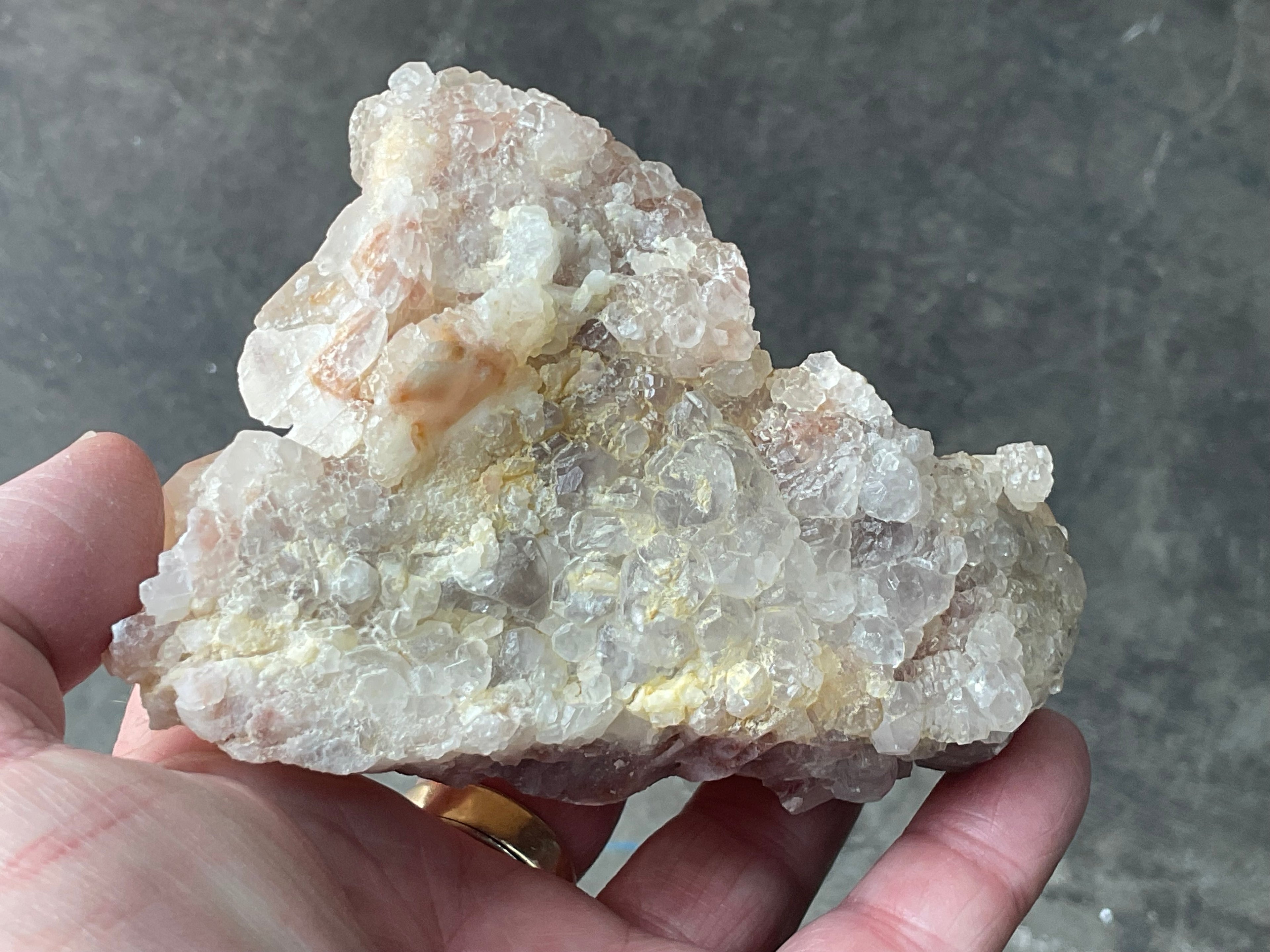 410g Blocky Yellow and Red/Brown Calcite Specimen 2B from Yunnan, China