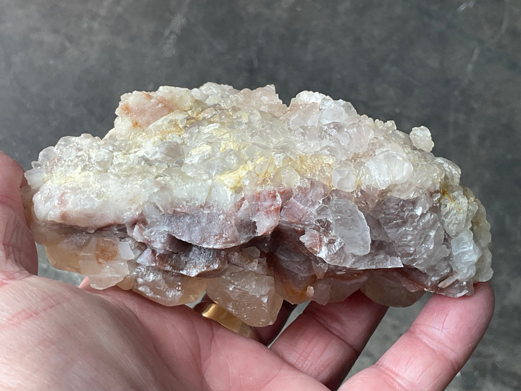 410g Blocky Yellow and Red/Brown Calcite Specimen 2B from Yunnan, China