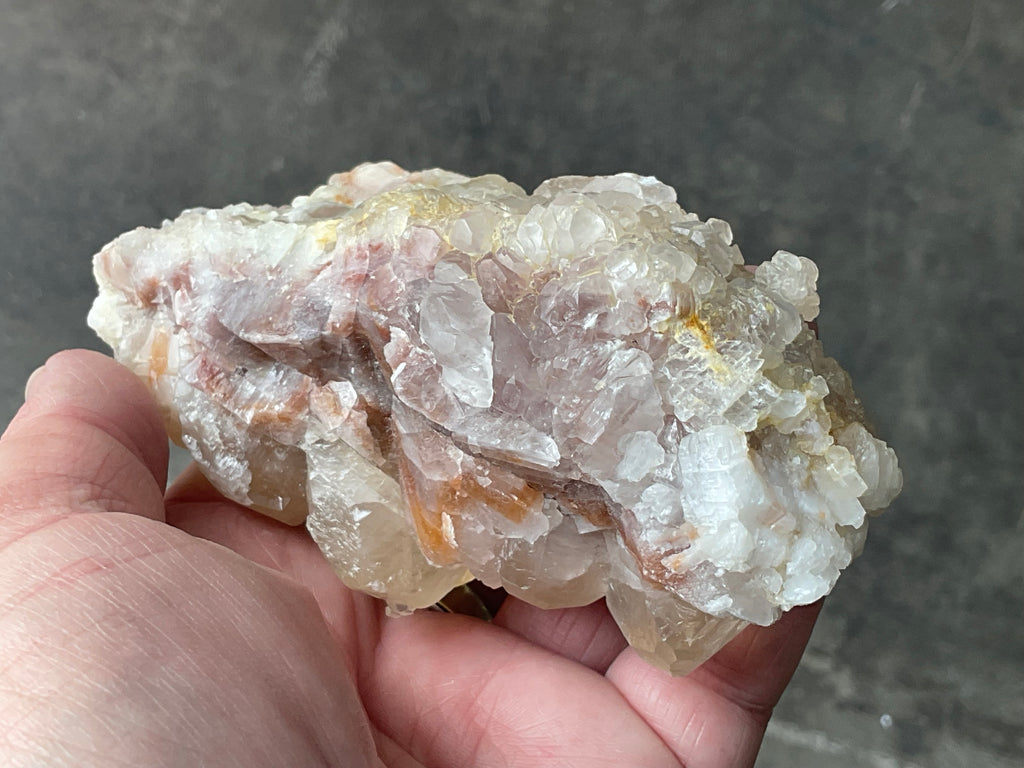 410g Blocky Yellow and Red/Brown Calcite Specimen 2B from Yunnan, China