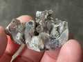 30g Hematite coated Smokey Quartz with Calcite, Pyrite and Fluorite from Fujian, China