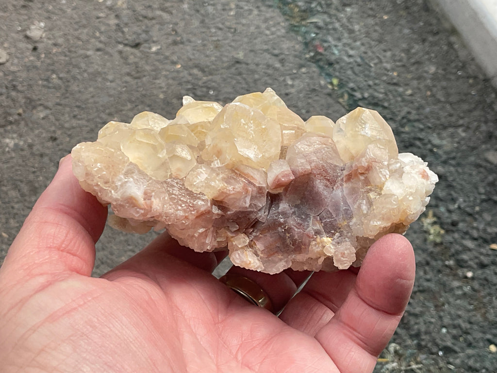 410g Blocky Yellow and Red/Brown Calcite Specimen 2B from Yunnan, China