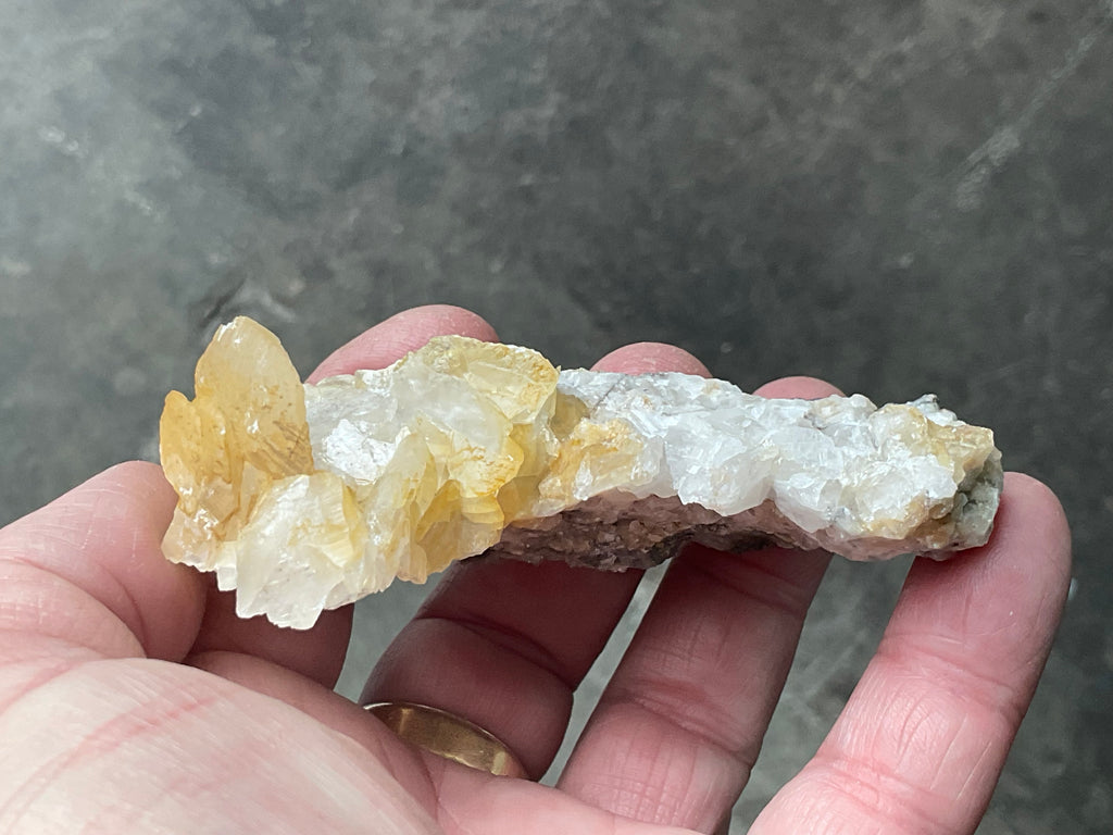 92g Yellow Bladed Calcite Specimen A from Hubei, China