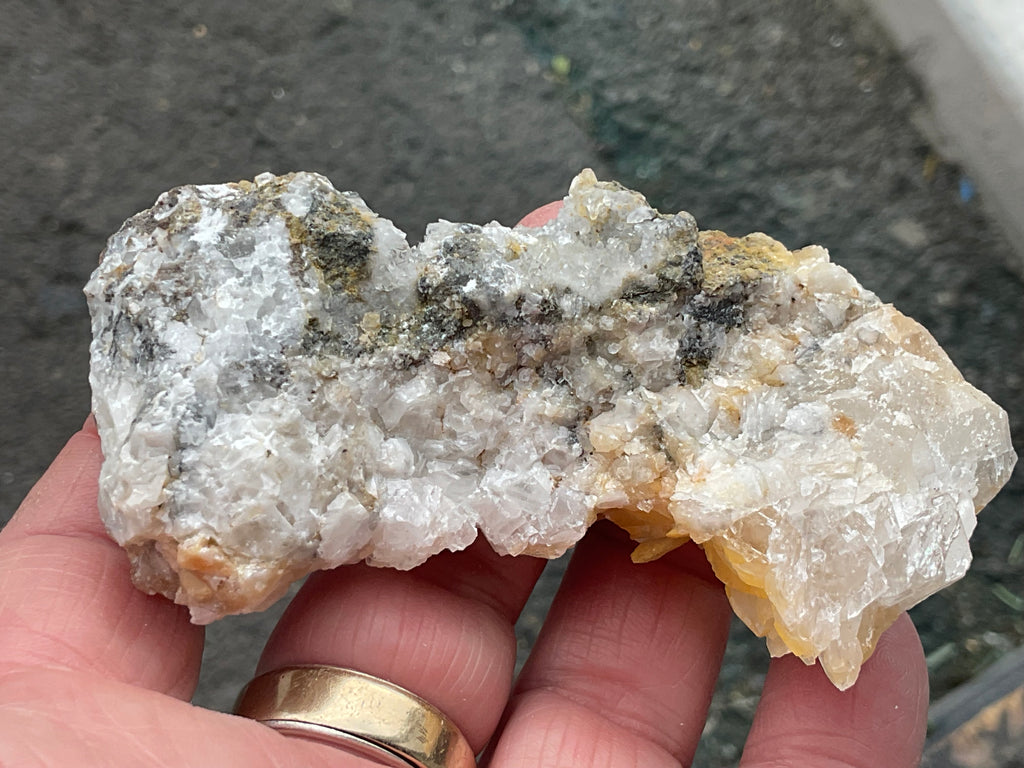92g Yellow Bladed Calcite Specimen A from Hubei, China