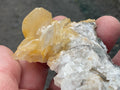 92g Yellow Bladed Calcite Specimen A from Hubei, China