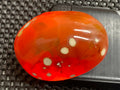 194g Canelian Orca Agate Palmstone 8A