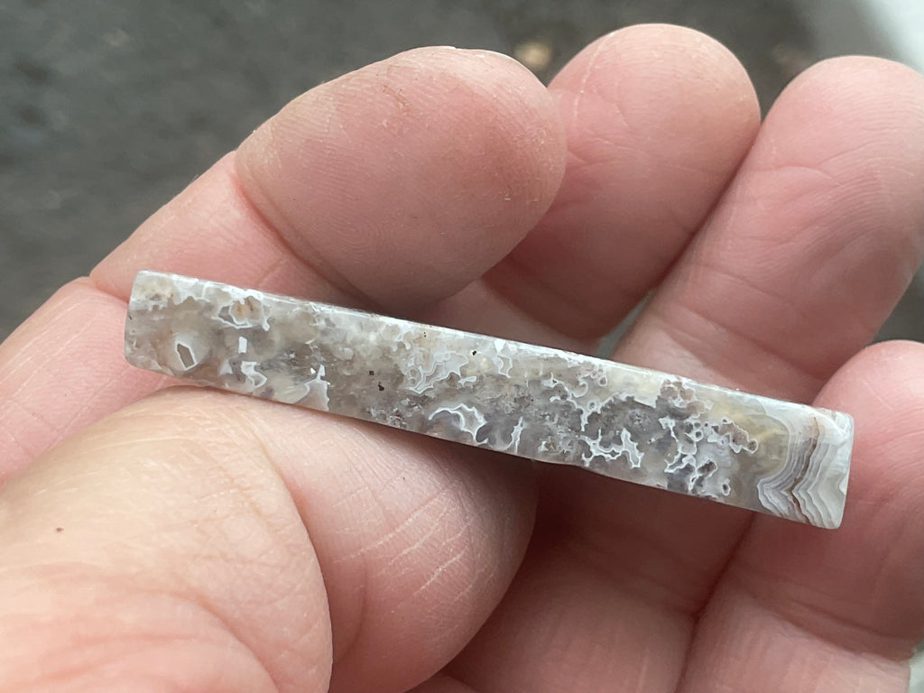 17g Mexican Crazy Lace Agate Thin Freeform 8B