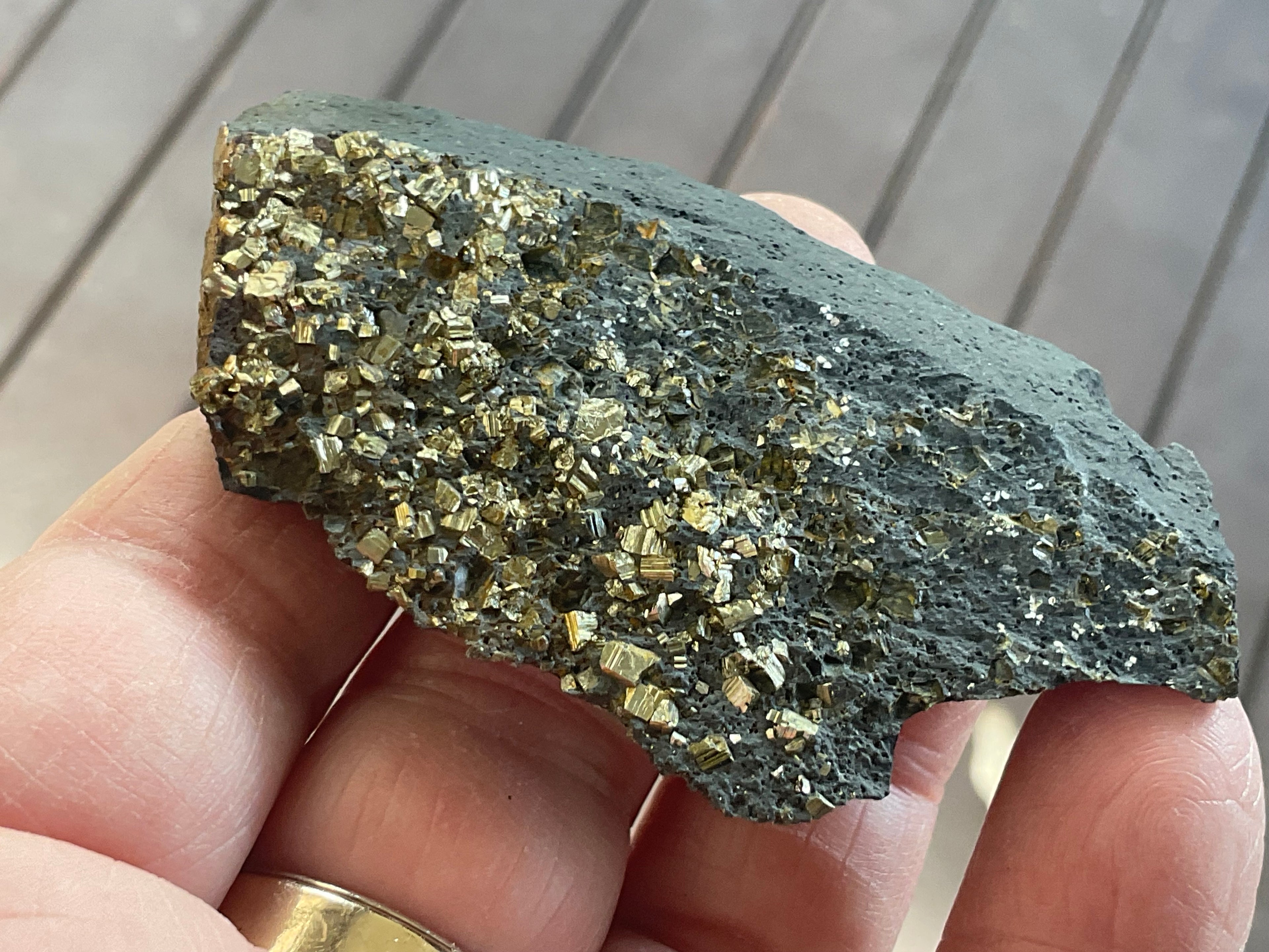 44g Tasmanian Cubic Pyrite Specimen 1A