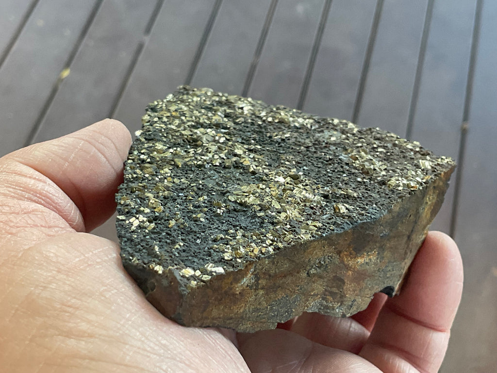 260g Tasmanian Cubic Pyrite Specimen