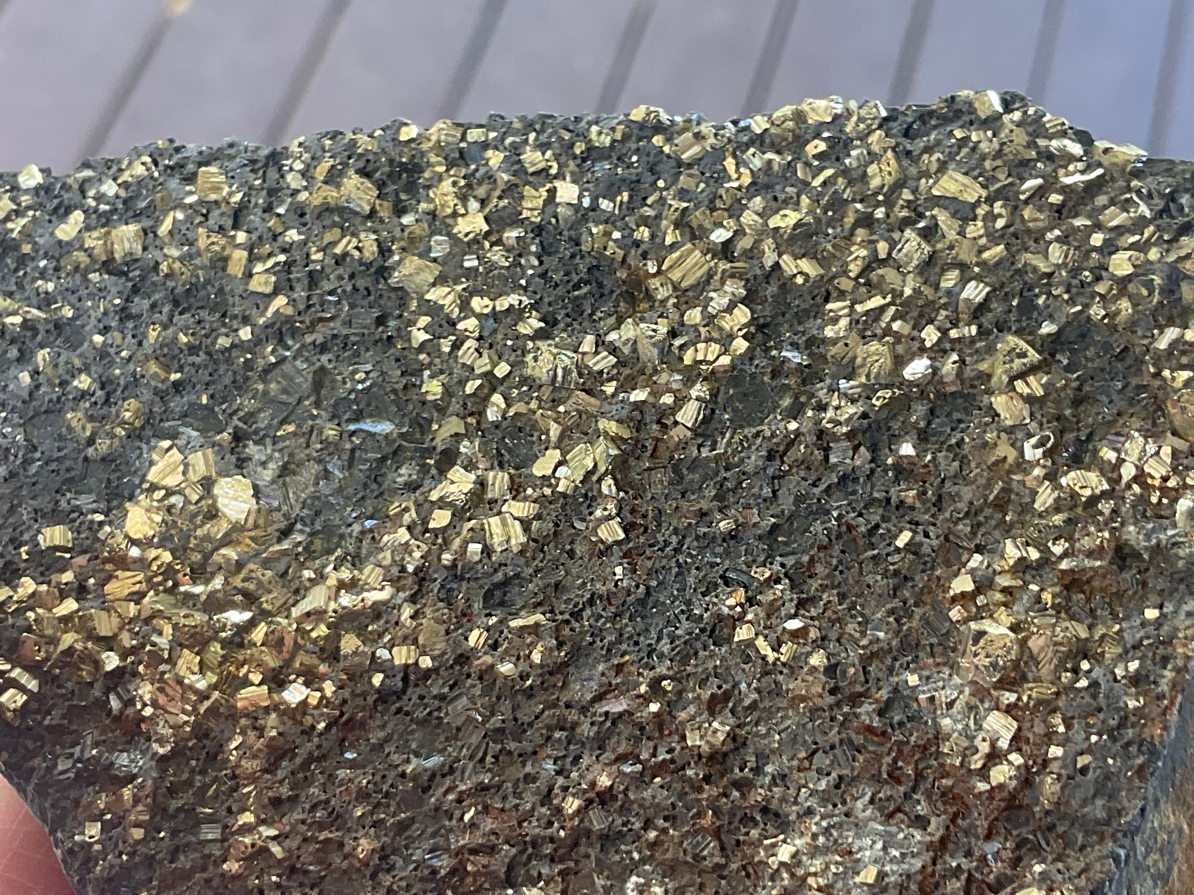 260g Tasmanian Cubic Pyrite Specimen
