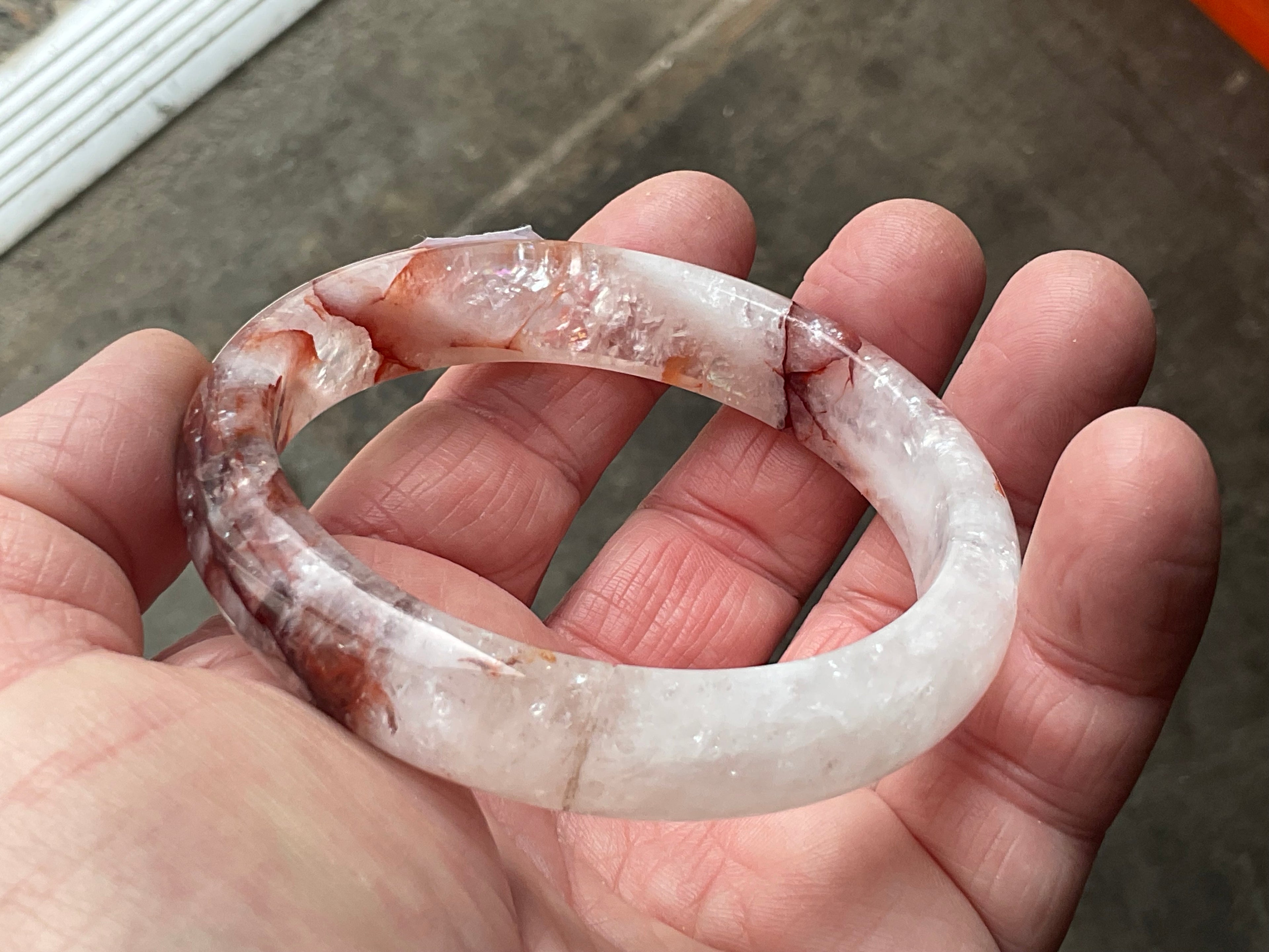 61mm Fire Quartz Solid Bangle 2A