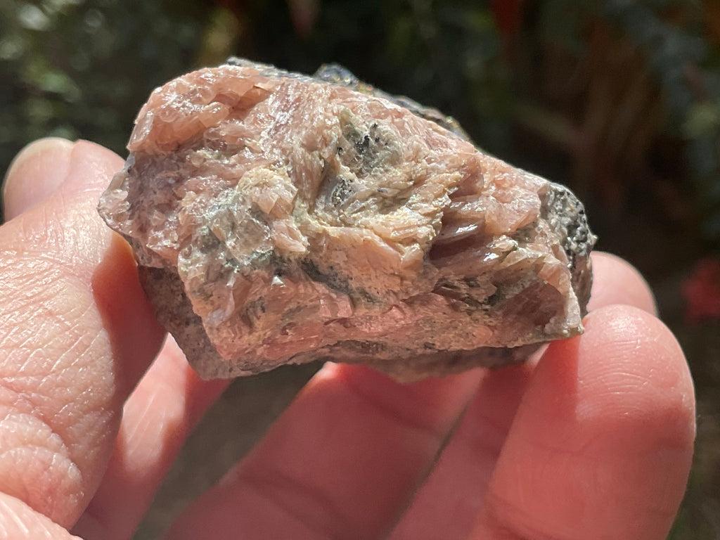 150g Rhodochrosite with Chalcopyrite Specimen from Tasmania , Australia