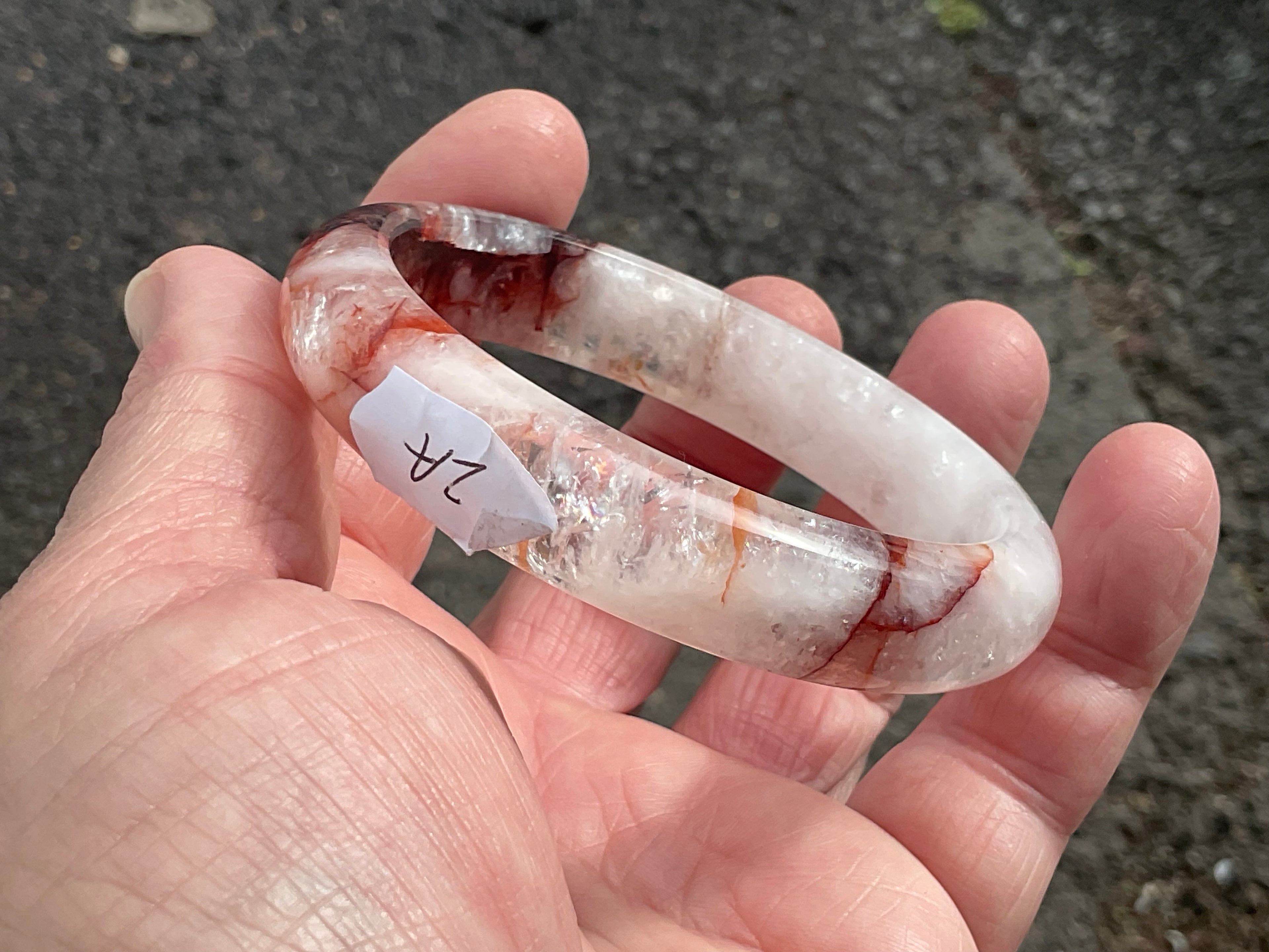 61mm Fire Quartz Solid Bangle 2A