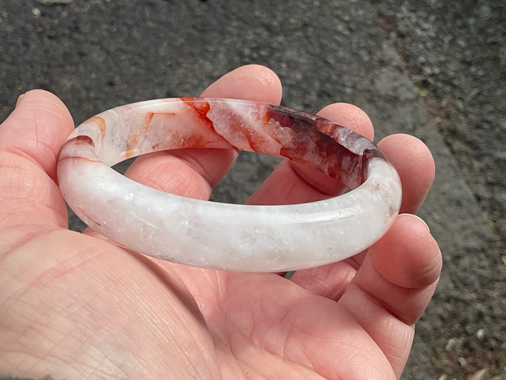 61mm Fire Quartz Solid Bangle 2A