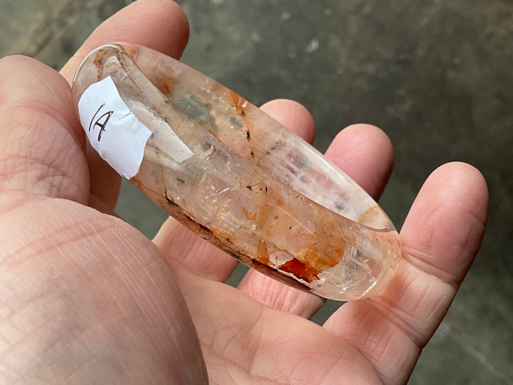 61g Fire Quartz Solid Bangle 1A