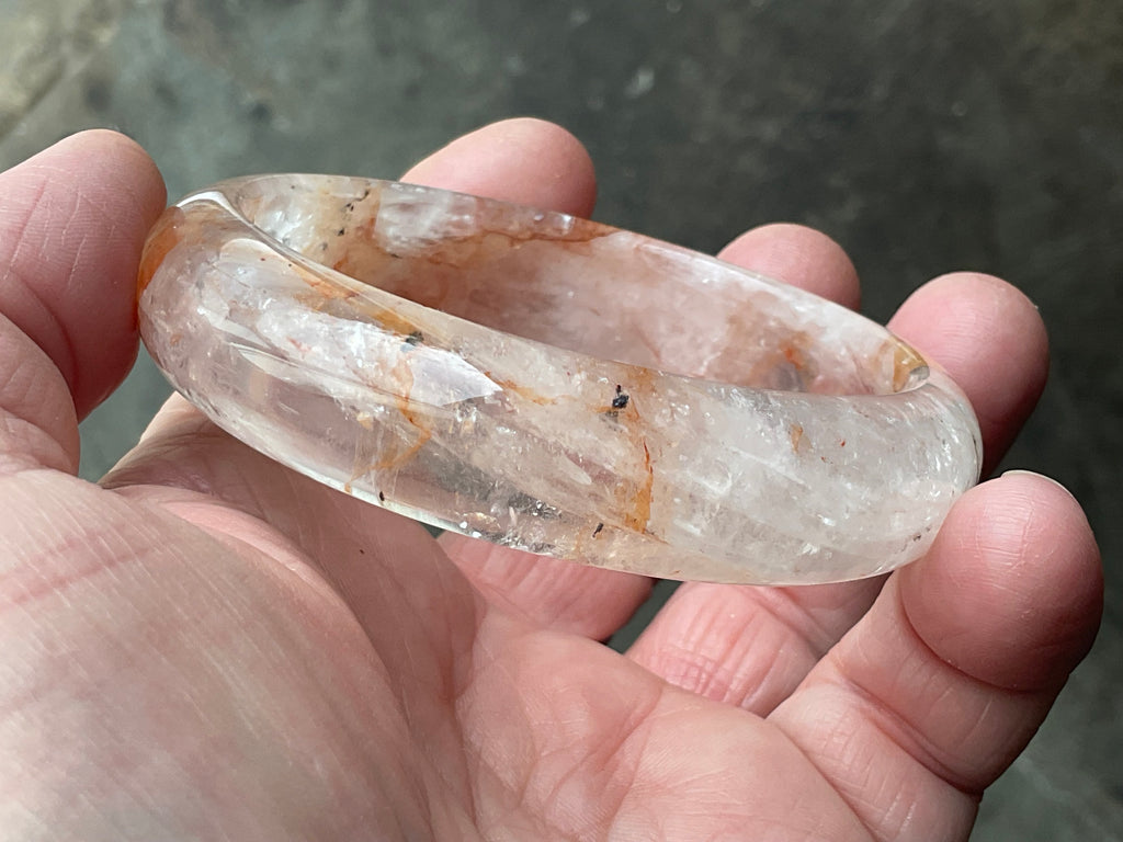 61g Fire Quartz Solid Bangle 1A