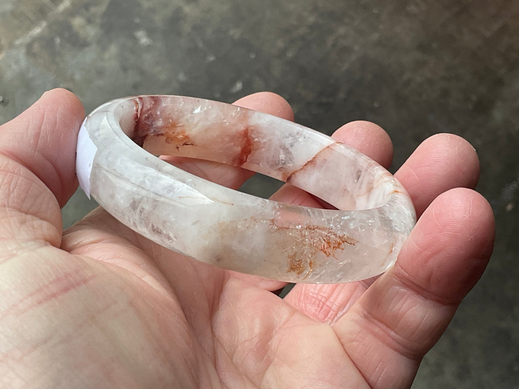 61g Fire Quartz Solid Bangle 1B