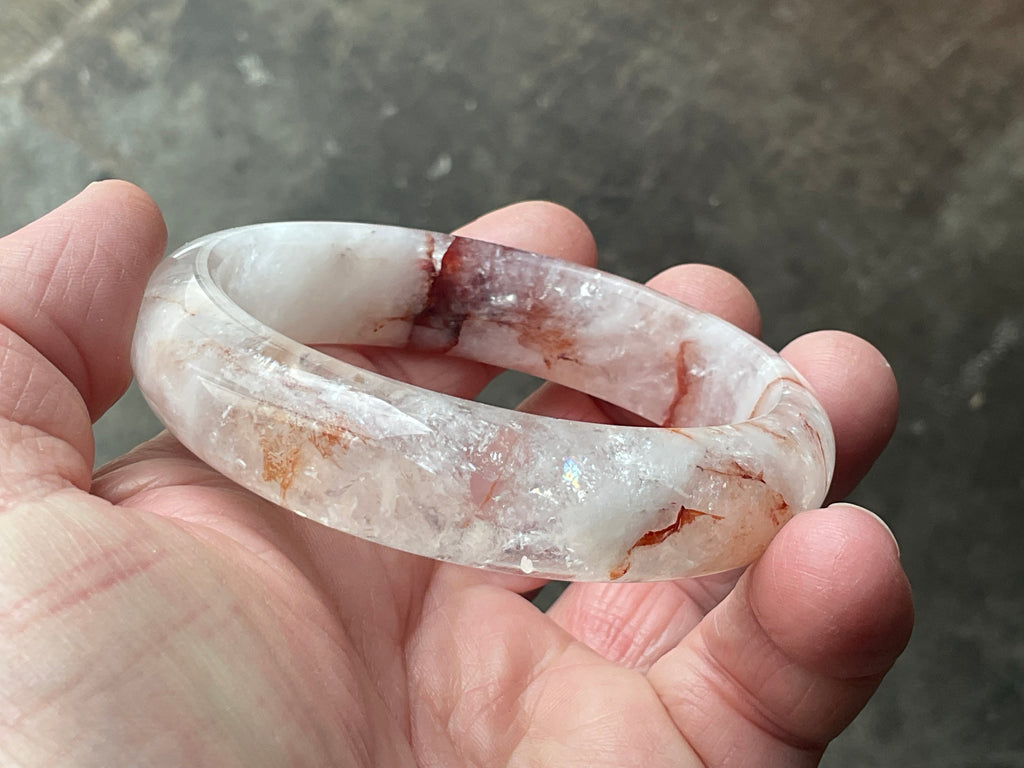 61g Fire Quartz Solid Bangle 1B