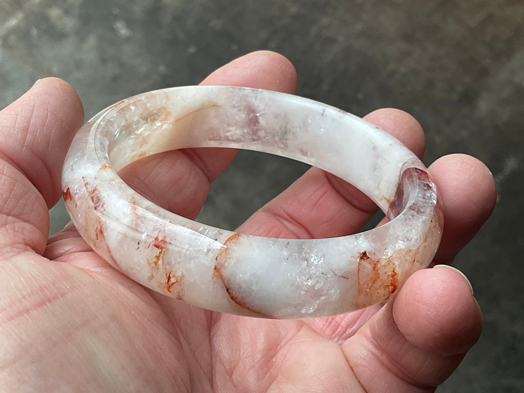 61g Fire Quartz Solid Bangle 1B