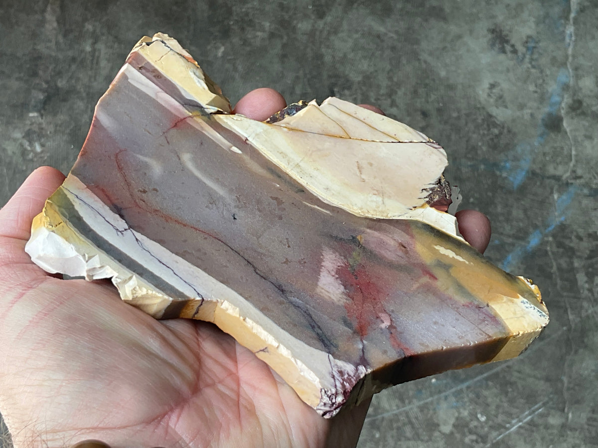 334g Polished Mookaite Slab