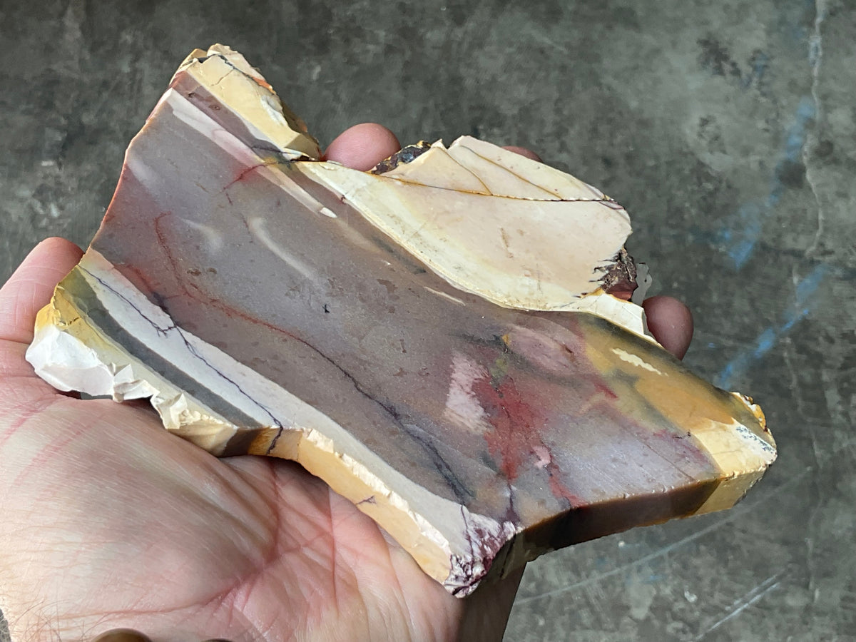 334g Polished Mookaite Slab