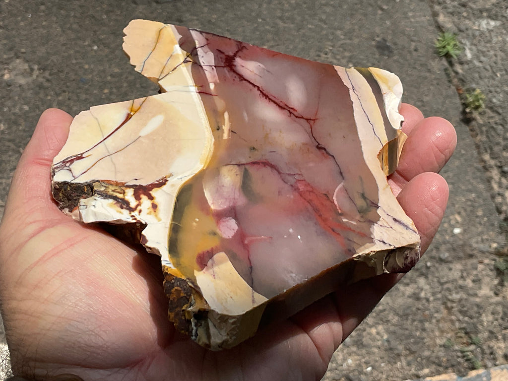 334g Polished Mookaite Slab