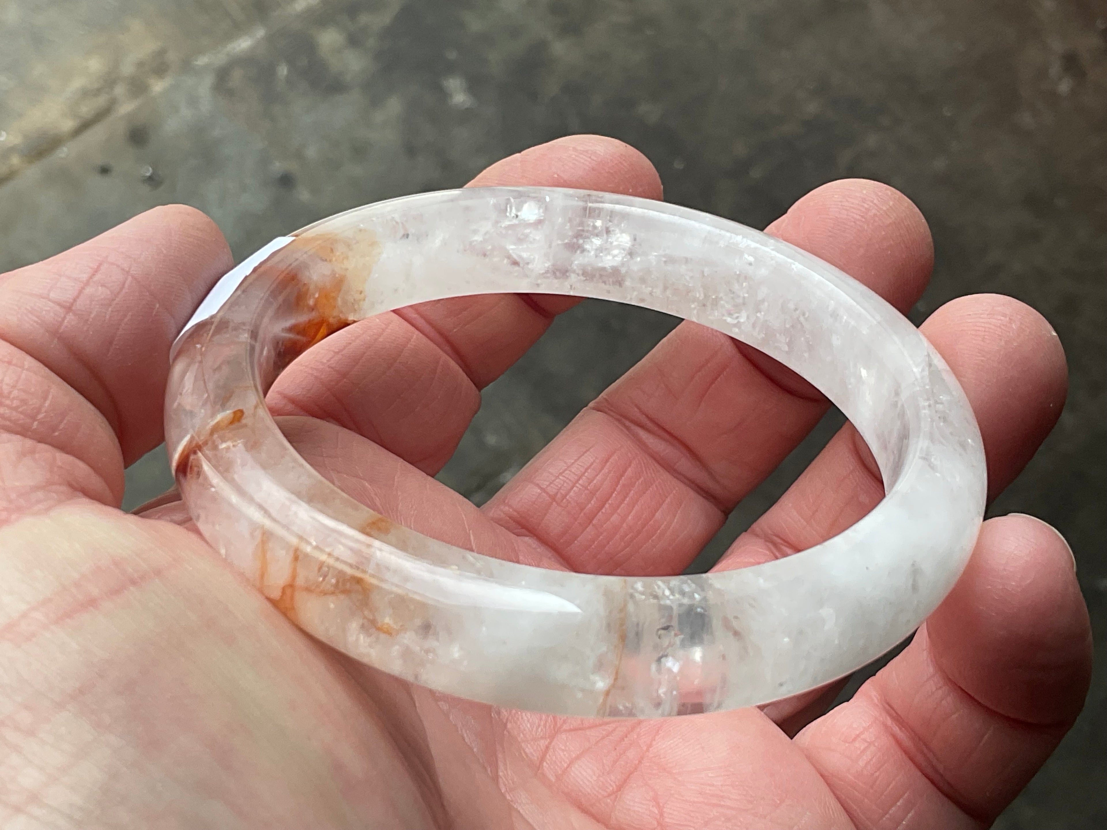 61mm Fire Quartz Solid Bangle 3A