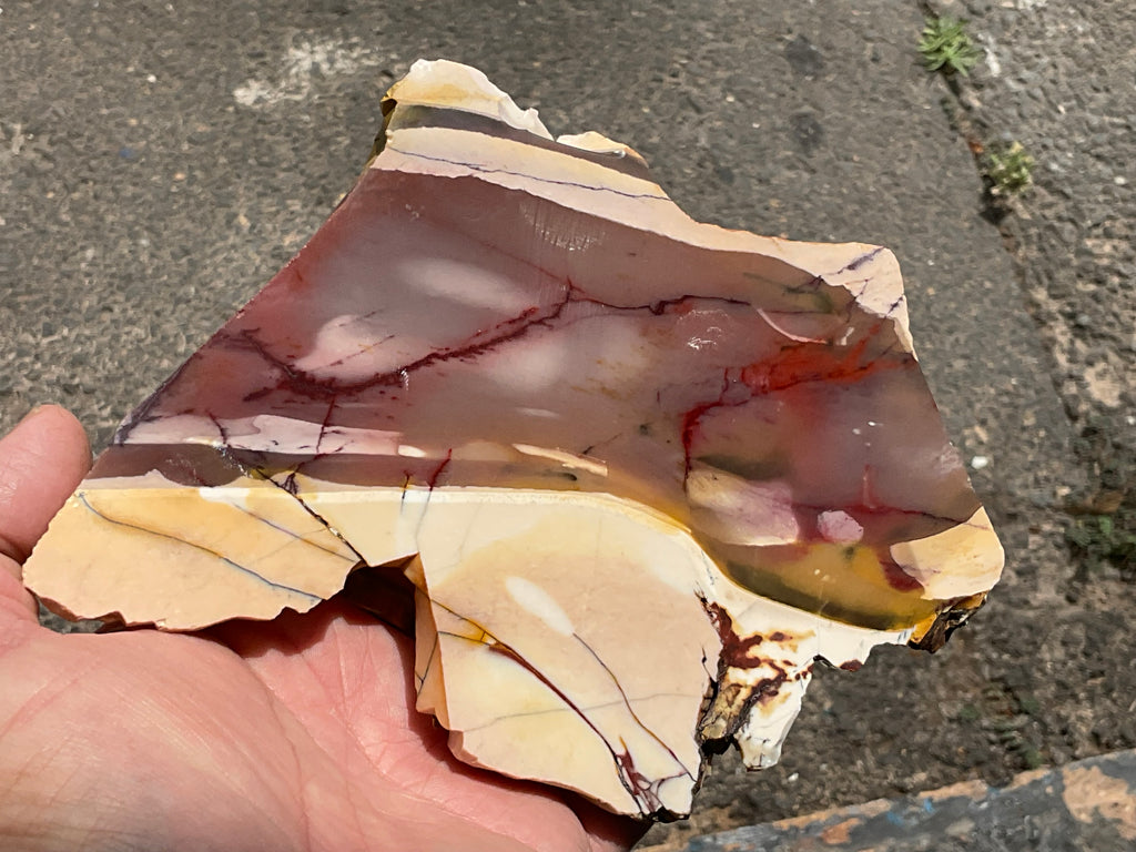 334g Polished Mookaite Slab