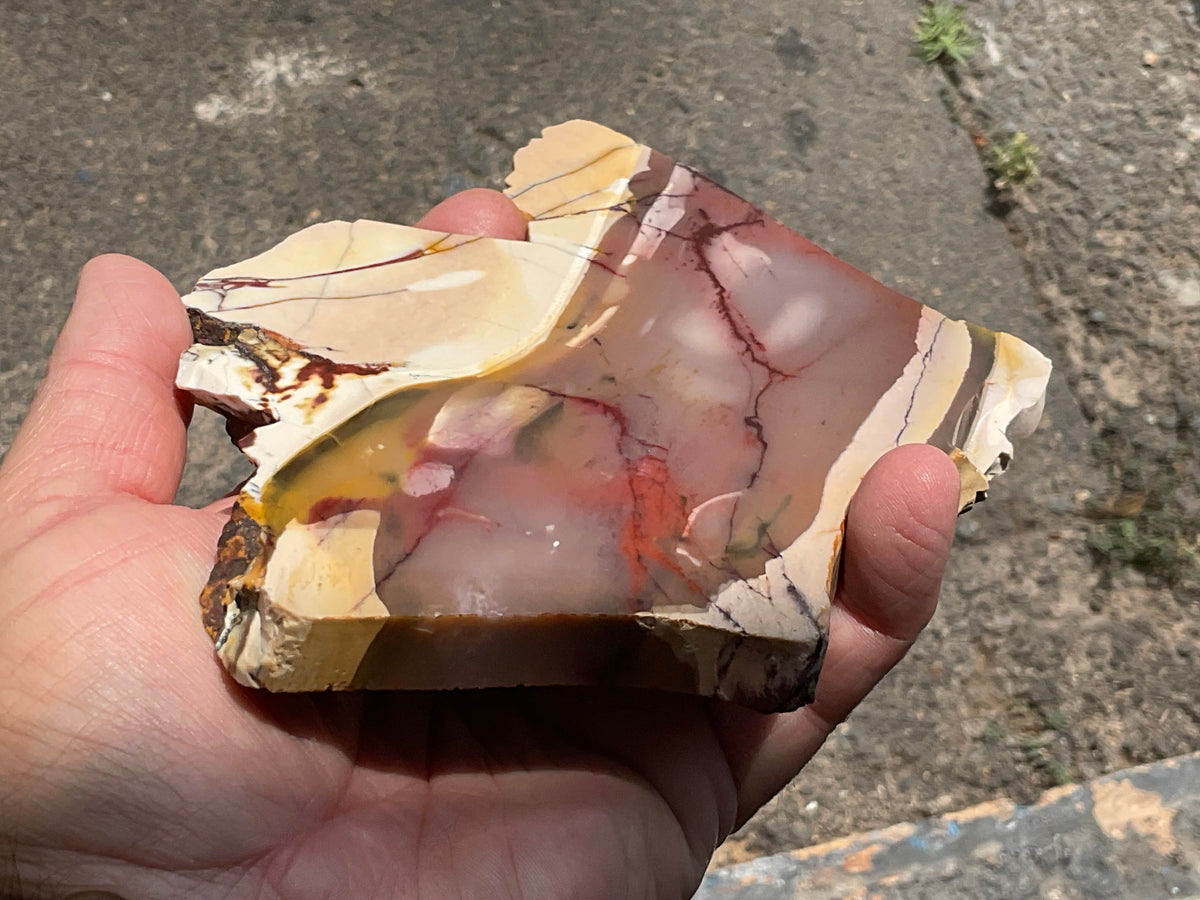 334g Polished Mookaite Slab