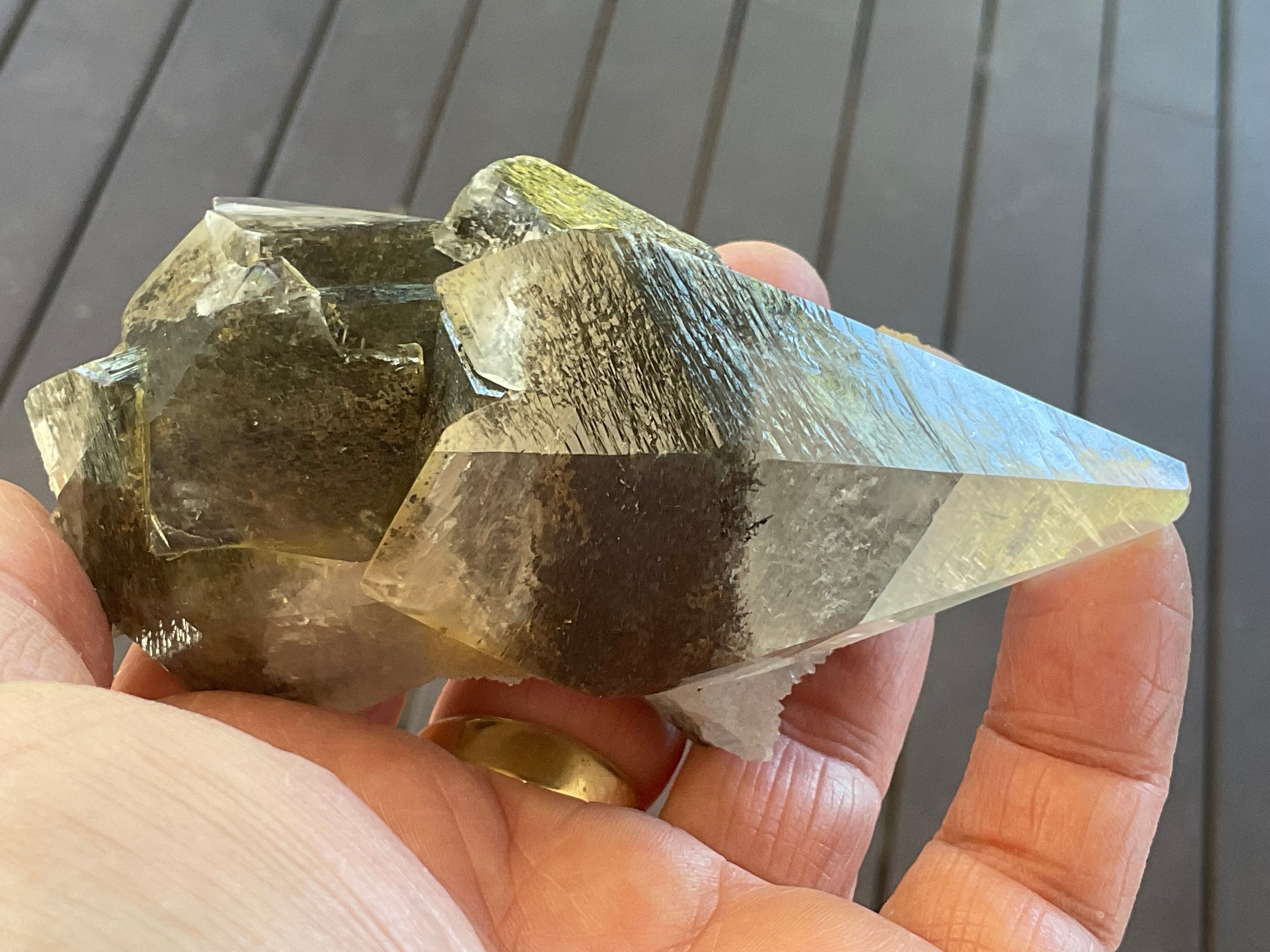 228g Dendritic Dog Tooth Calcite specimen from Fujian, China