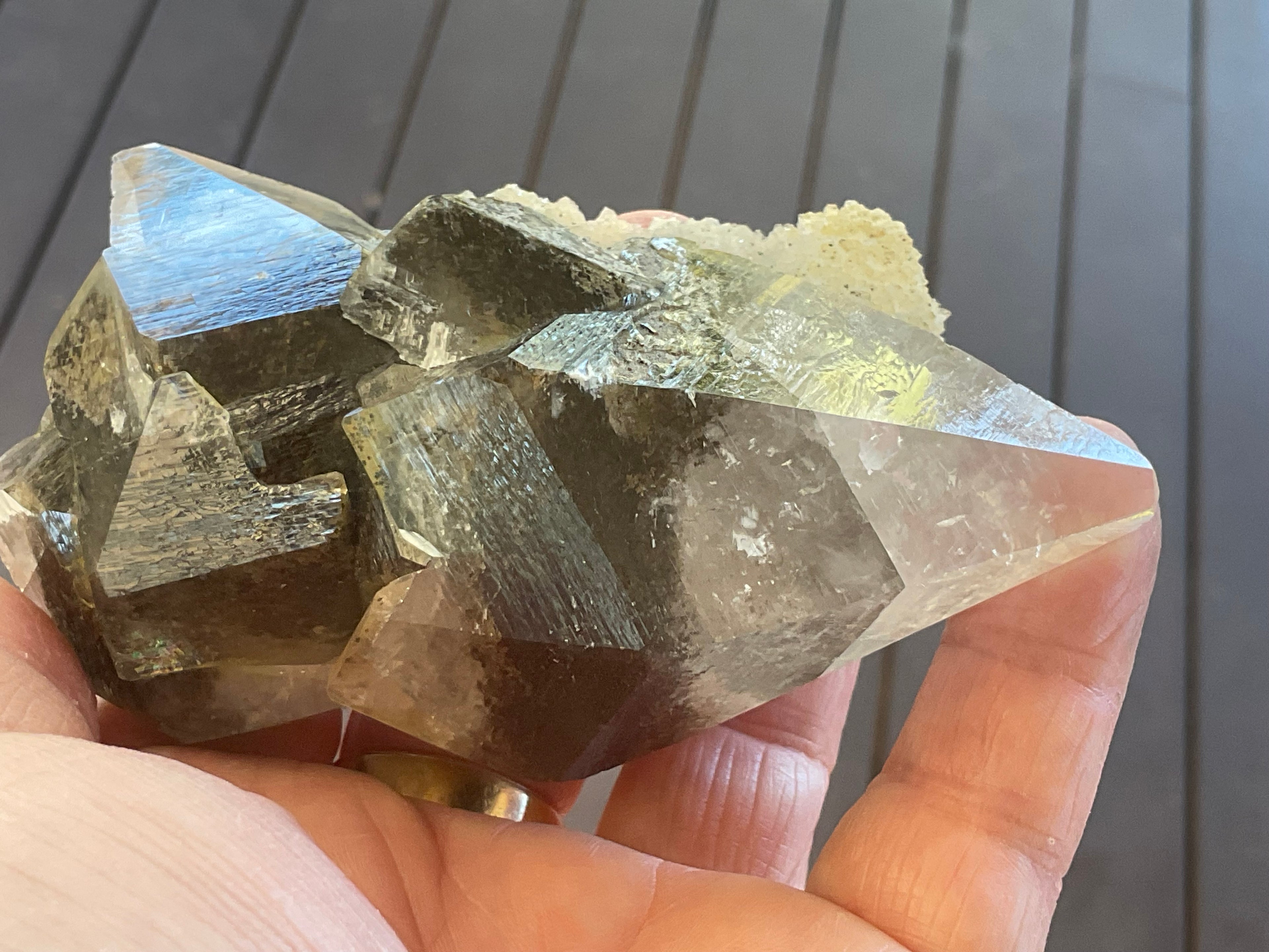 228g Dendritic Dog Tooth Calcite specimen from Fujian, China