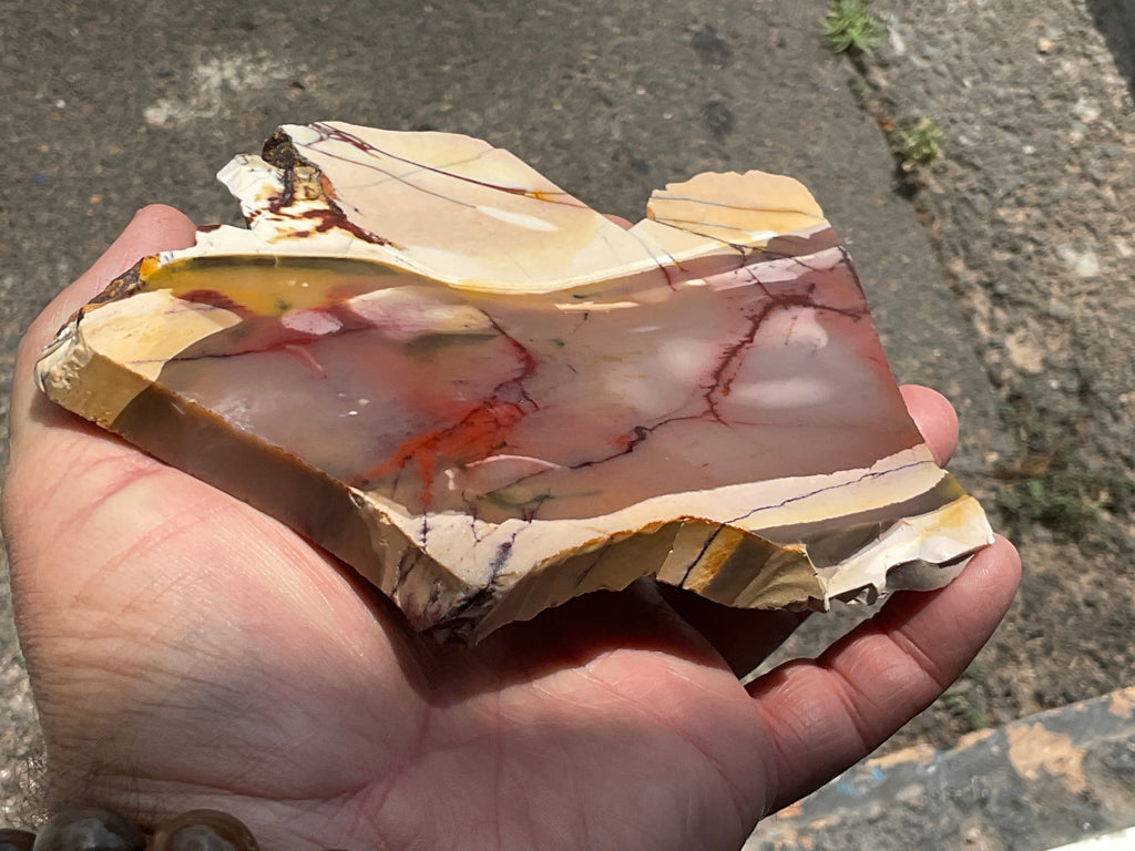 334g Polished Mookaite Slab