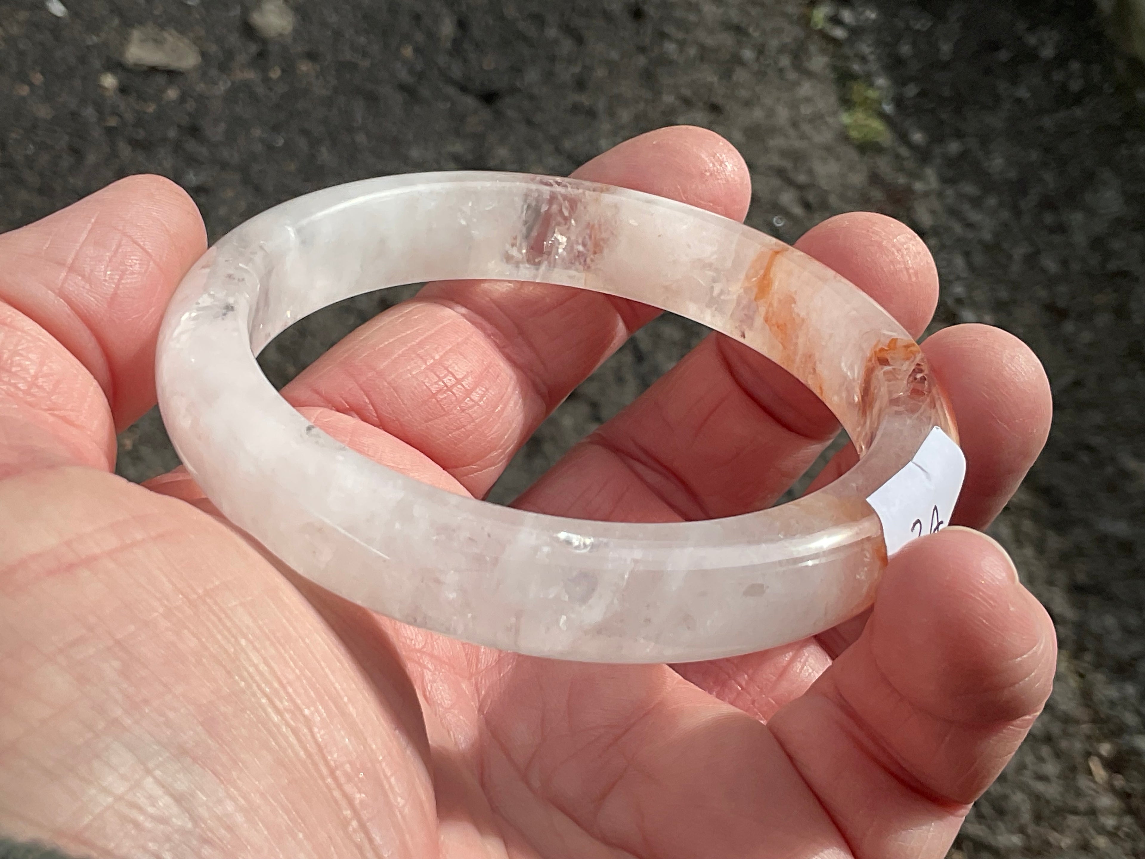 61mm Fire Quartz Solid Bangle 3A