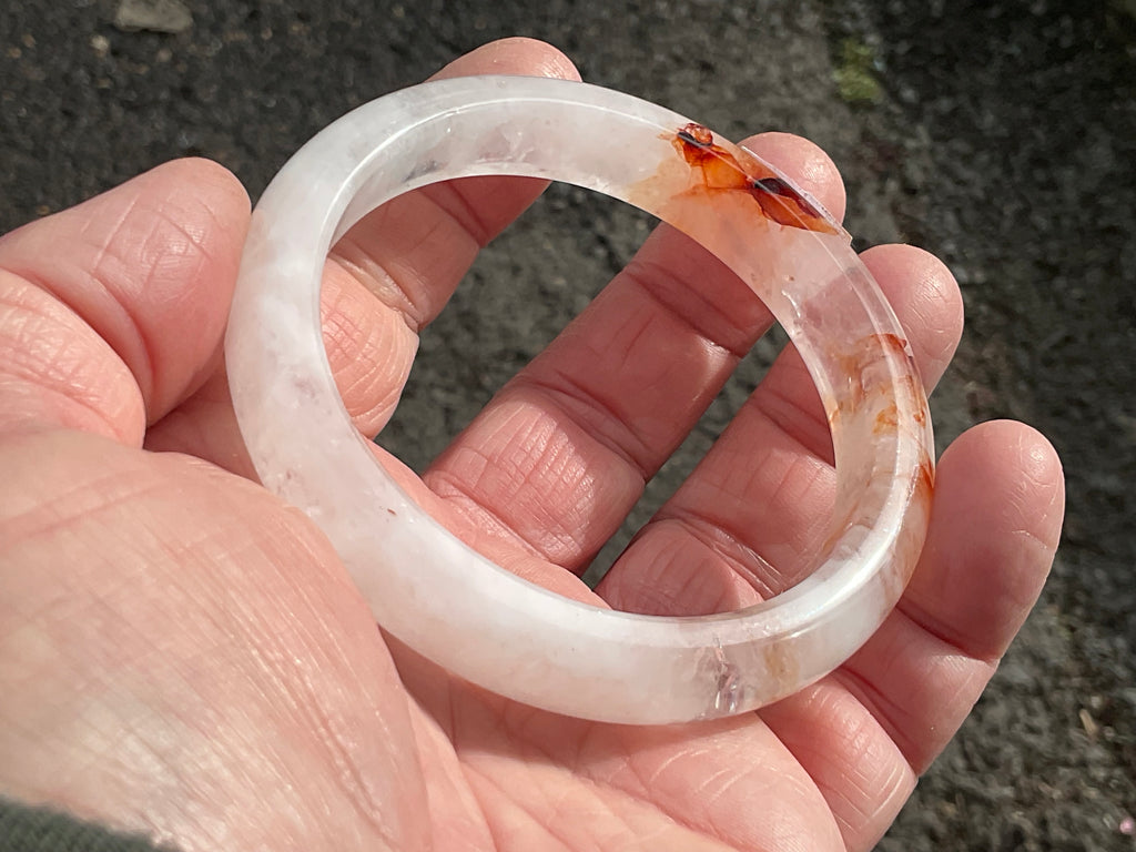 61mm Fire Quartz Solid Bangle 3A