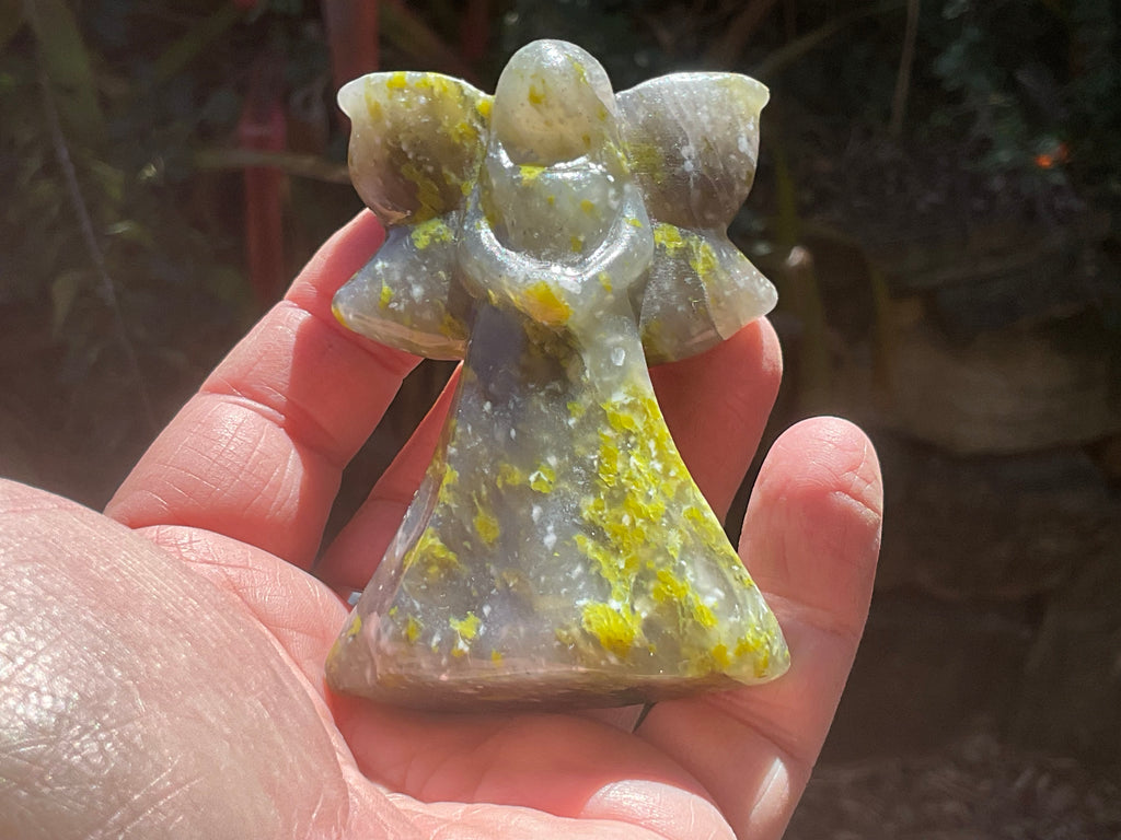 106g Chlorite Included Quartz Angel