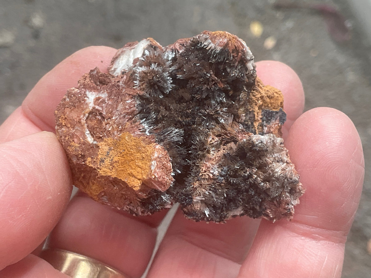 46g Scholzite with Cryptomelane Specimen A from South Australia