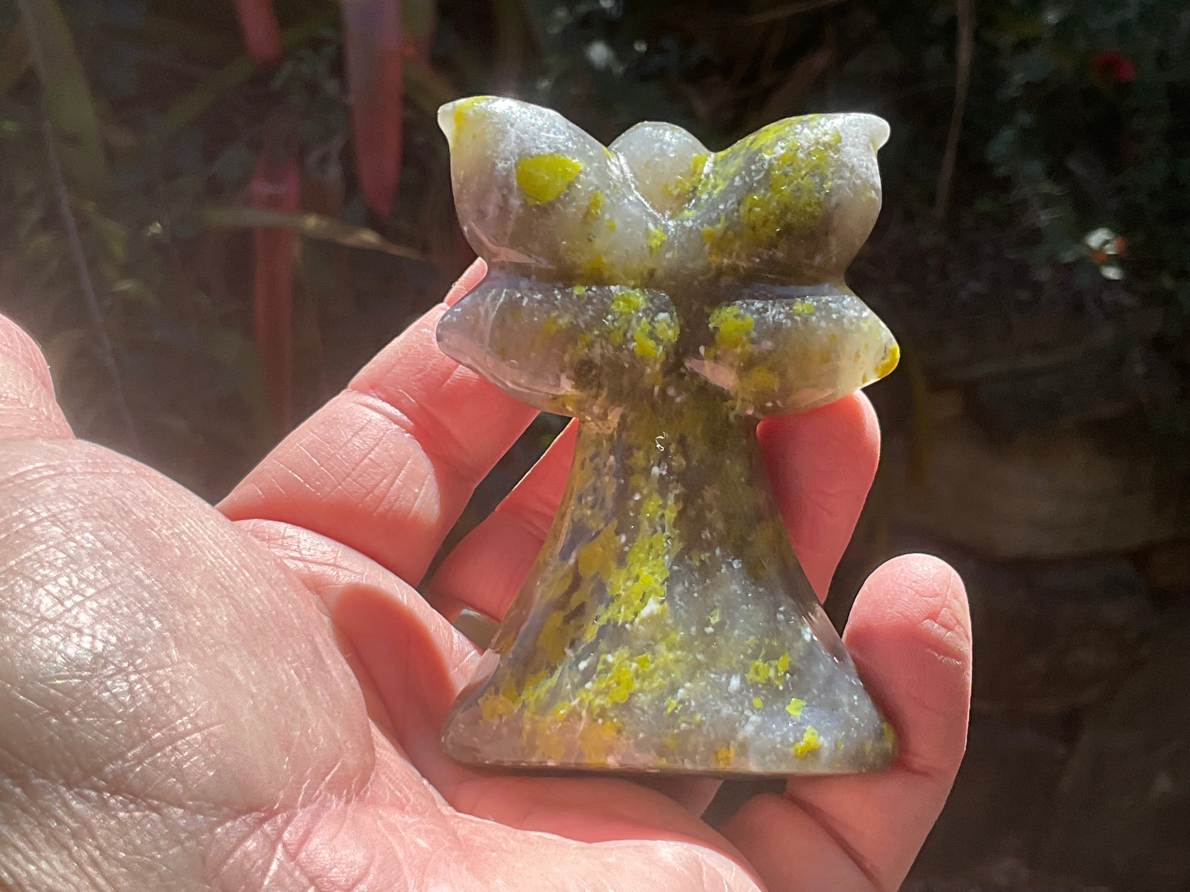 106g Chlorite Included Quartz Angel